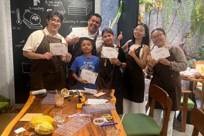 Bean to bar Chocolate Workshop in Ho Chi Minh City - The cacao pod stage: tasting comes before chocolate