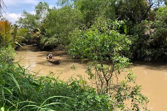 Cu Chi tunnel & Mekong Combined In One Day Tour Excursion - The included lunch: simple Vietnamese, plus customs in the background