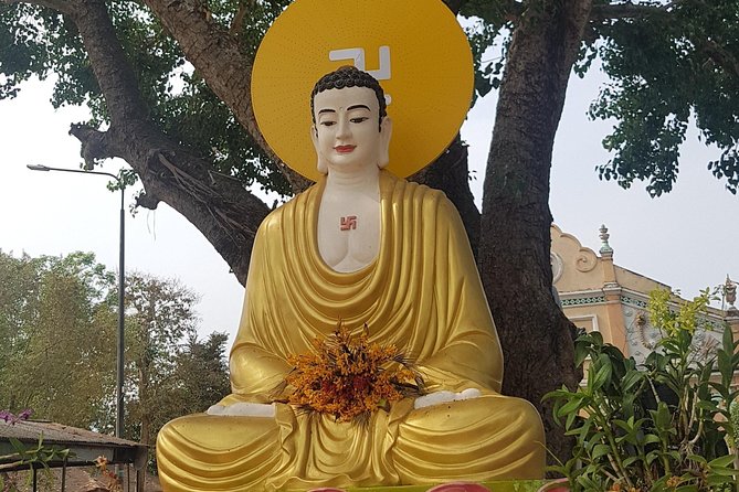 Explore Truly Local Culture at Cao Dai Holy See - Private Daytour - Caodaism Complex at noon: chants, discipline, and colorful worship