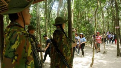 First VIP Cu Chi Tunnels Half Day Tour: Morning or Afternoon - District 1 Pickup and the Saigon Opera House Start Point
