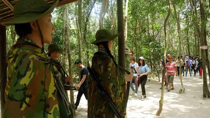 First VIP Cu Chi Tunnels Half Day Tour: Morning or Afternoon - District 1 Pickup and the Saigon Opera House Start Point