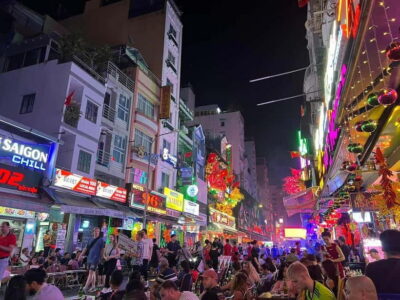 Free E-sim Saigon Nightlife Hopping Tour - Where It Starts: Vincom Center Đồng Khởi (Easy to Find)
