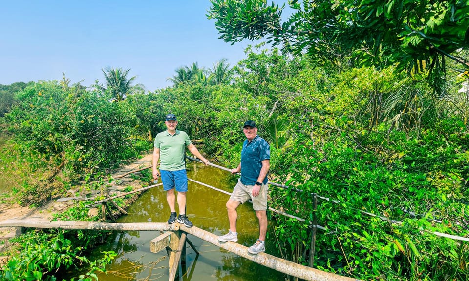 From HCM: Cost-Saving CuChi Tunnel & Mekong Delta 1-Day Tour - My Tho break: lunch time and a slower beat on the Mekong