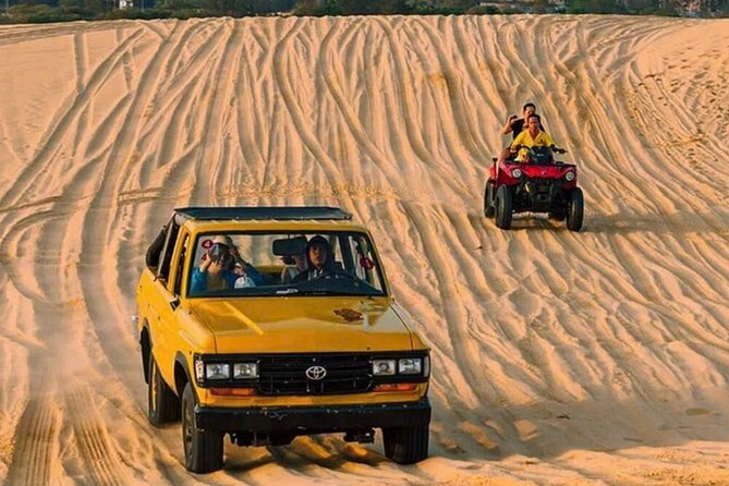 From HCM or Mui Ne: Mui Ne Jeep Sunrise/Sunset & ATV Adventure - The vibe: dunes, water, and a practical guide day