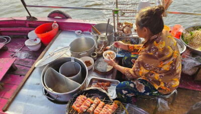 From Ho Chi Minh: 3-Day Mekong Tra Su Forest exit Phnom Penh - From Ho Chi Minh to My Tho: Vinh Trang Pagoda and coconut canals