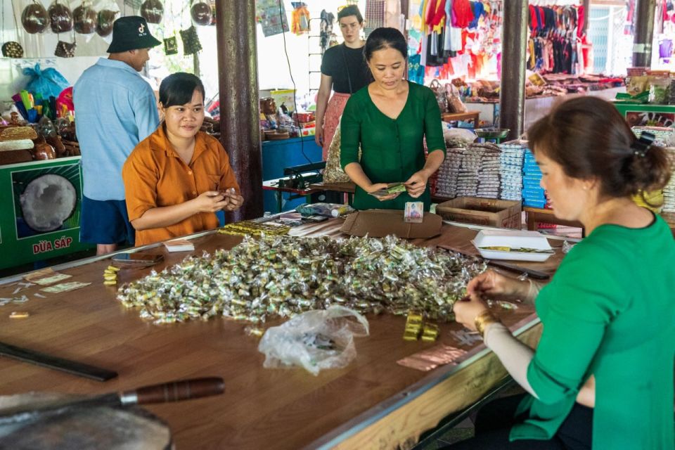From Ho Chi Minh: Classic Mekong - My Tho, Ben Tre Full Trip - Rowing sampans through small canals: the closest you get to everyday river life