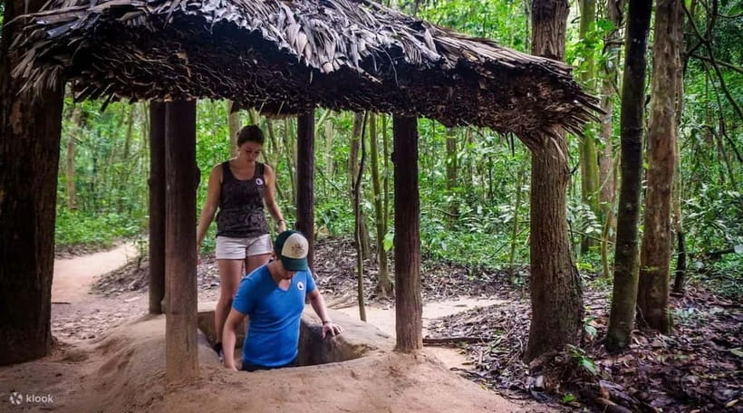 From Ho Chi Minh: Cu Chi Tunnels Morning or Afternoon - The documentary film: context before you crawl