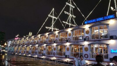 From Ho Chi Minh: Private Dinner Cruise on Saigon River Tour - District 1 Pickup and Getting On Board the Saigon Princess