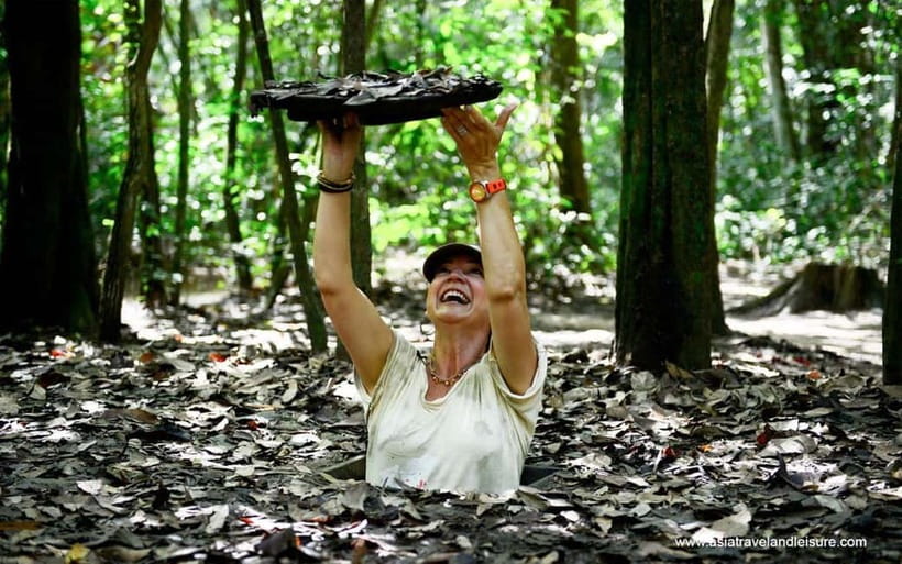 From Ho Chi Minh:Cu Chi Tunnels morning or afternoon w Lunch - Trapdoors, tanks, and the optional AK-47 shooting range