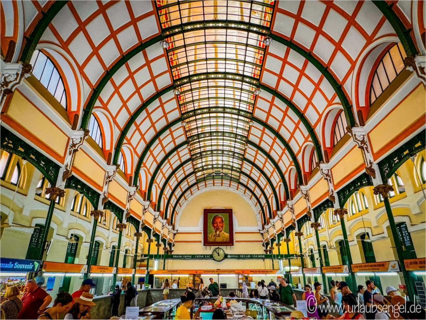 From Phu My Port/ Nha Rong Port: Ho Chi Minh City Tour - Notre Dame Cathedral and the Central Post Office: two District 1 icons, one guided thread