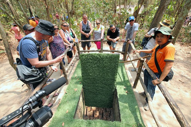 HCM: Cu Chi Tunnels-Tapioca Small Group Tour Morning or Afternoon - War Exhibits and the Film Setup: Learn First, Squeeze Second