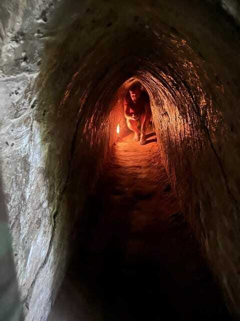 HCMC:Cu Chi Ben Duoc Tunnels:Authentic & Less Touristy-Max10 - The Wartime Documentary, Then Cassava and Tea