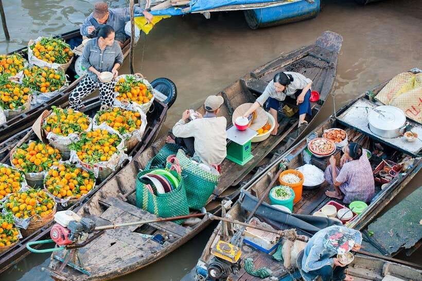 Ho Chi Minh City: Cai Rang Floating Market in Can Tho Tour - Flying menu lunch: each family serves its dish