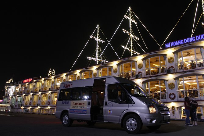 Ho Chi Minh City Night Light - Dinner on Cruise Luxury - Entering the Golden Dragon Water Puppet Theater