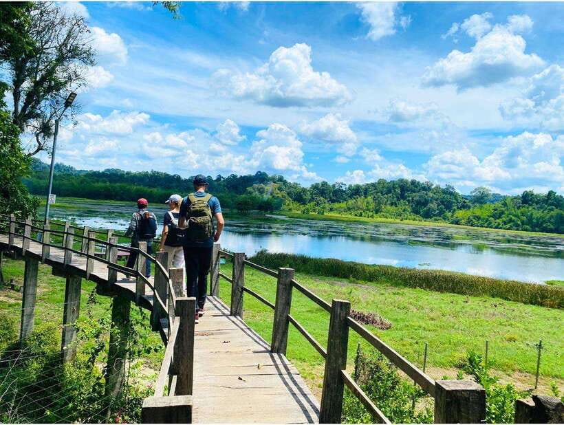 Ho Chi Minh to Cat Tien National Park – Dalat (3 days) - Day 2: 10km biking, then the Crocodile Lake 5km hike