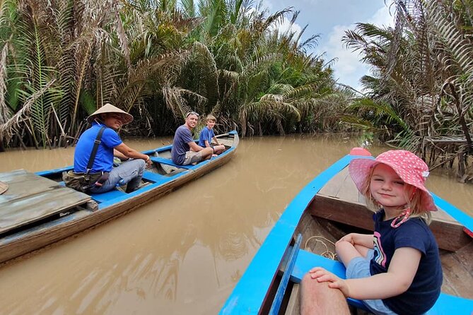 Mekong Delta 1 Day Tour - My Tho stop: Vinh Trang pagoda in the middle of a travel day