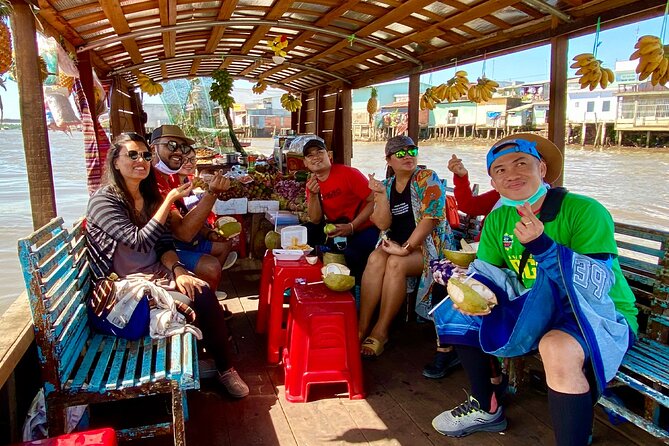 MEKONG DELTA TOUR TO FLOATING MARKET CAI BE from HCM city - Stop 3: sampan canals and traditional houses—why the small boats matter