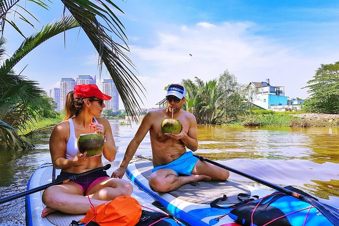 Paddling to explore the historic Vietnam War Rach Chiec jungle, - Key highlights on the Rạch Chiếc SUP paddle