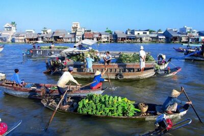 PRIVATE LUXURY Mekong 1 Day with Biking, Fishing, Cooking Class & BBQ LUNCH - Turtle Island and the Hand-Rowed Canal Cruise