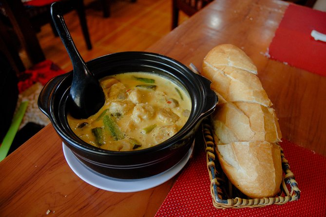 Private Vegan Food Tour By Scooter in Ho Chi Minh City - District 3 start: banh xeo and a Buddhist protest story