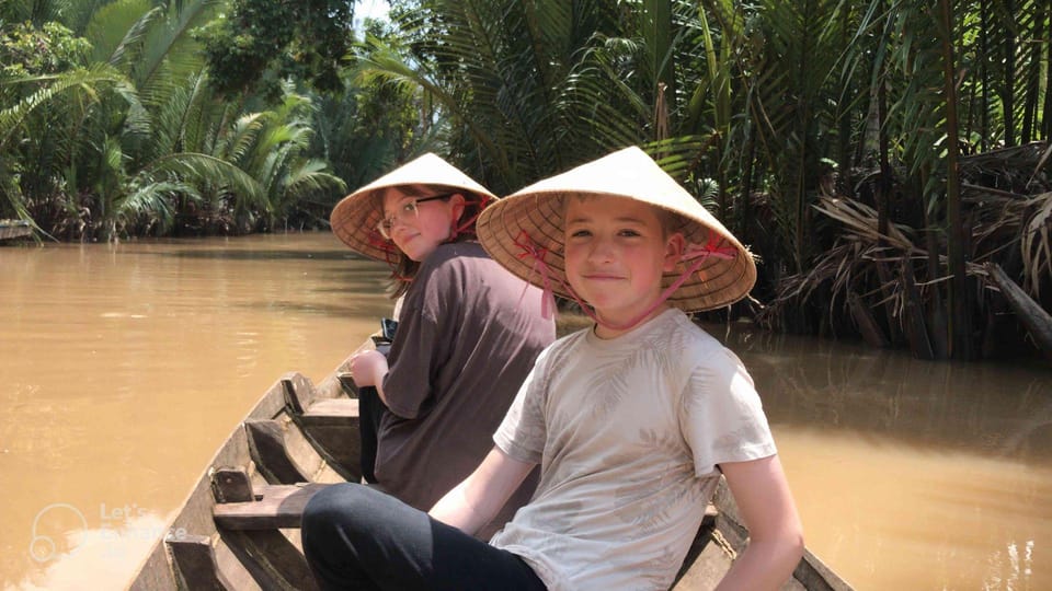 Private Vinh Trang Pagoda & Mekong Delta from Ho Chi Minh - Sampan ride through coconut canals: the slow water pace is the point