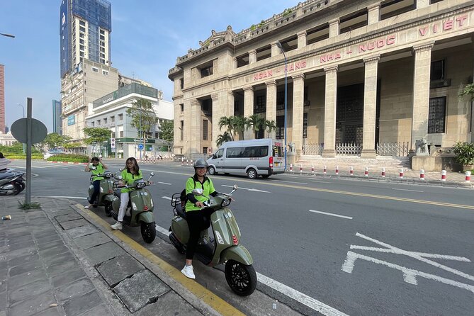 Saigon Morning and Afternoon Adventure by Vespa - Thu Thiem Tunnel and the Riverside Sunrise Start