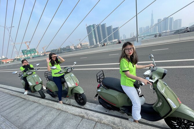 Saigon Night Street Food and Craft Beer Tour by Vespa Scooter - Guides, scooter comfort, and how to enjoy the ride