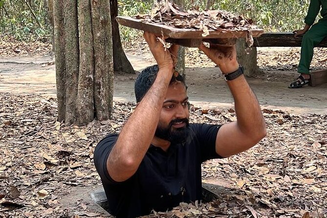 VIP Tour: Cu Chi Tunnels Half Day | Option: Real Shooting Guns - Rice paper and craft-making that feels hands-on