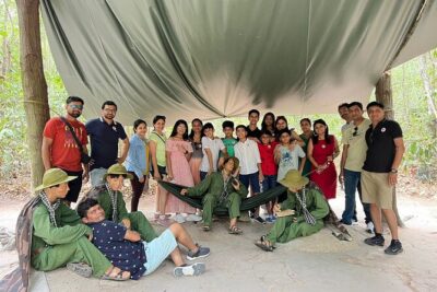 VIP Tour: Cu Chi Tunnels & Mekong Delta 1 Day | Shooting Guns - Food, Drinks, and Breaks: Why This Part of the Day Matters